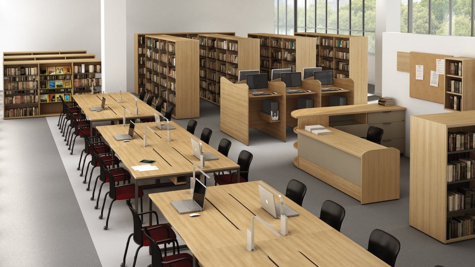 Мебель для читального зала