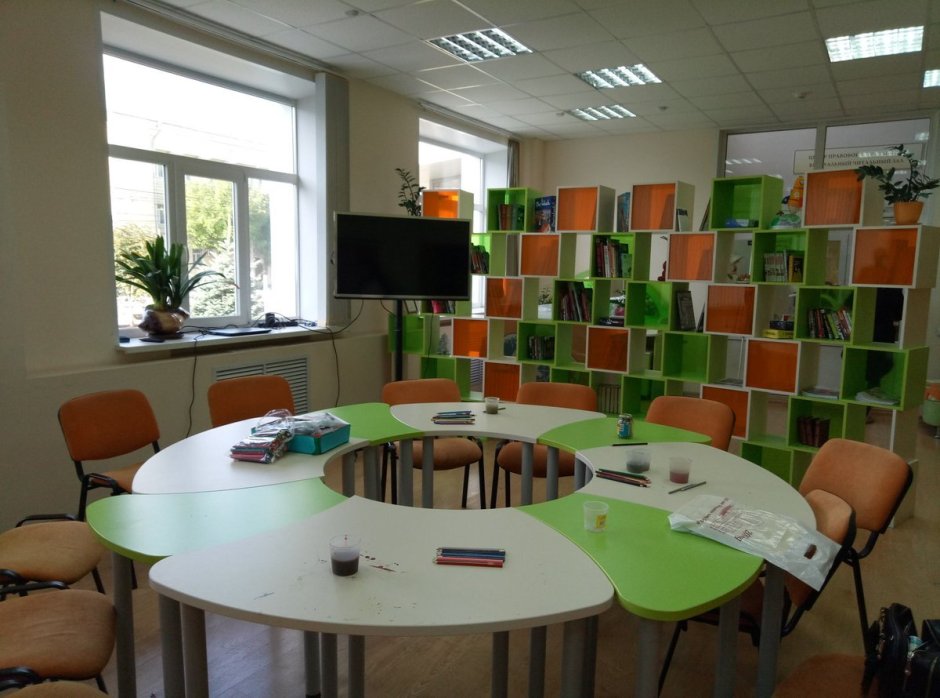 Библиотека Горького читальный зал