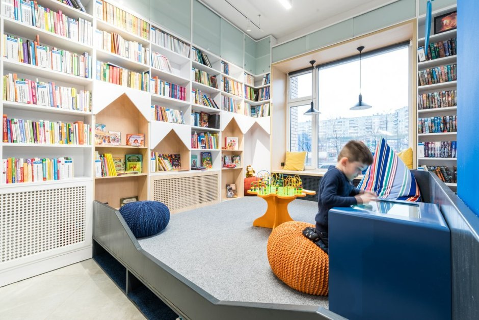Интерьер детской библиотеки