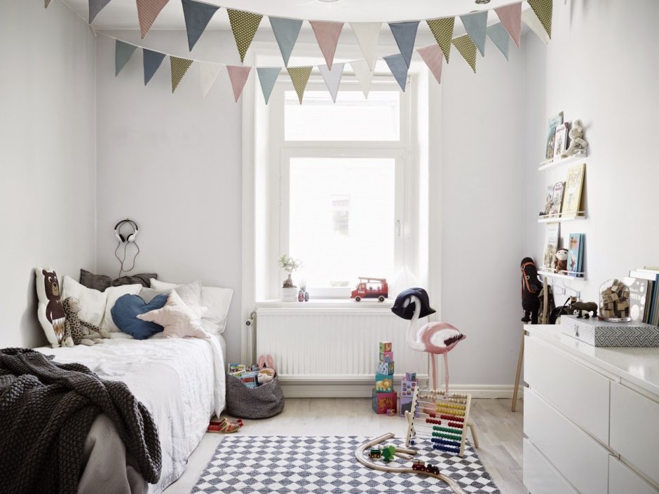 Комната для девочки в стиле Сканди