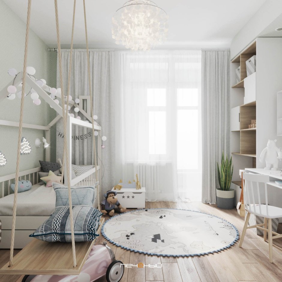 Детская комната в скандинавском стиле