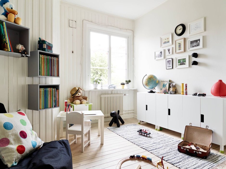 Сканди стиль детская икеа