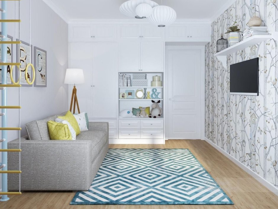 Комната в скандинавском стиле