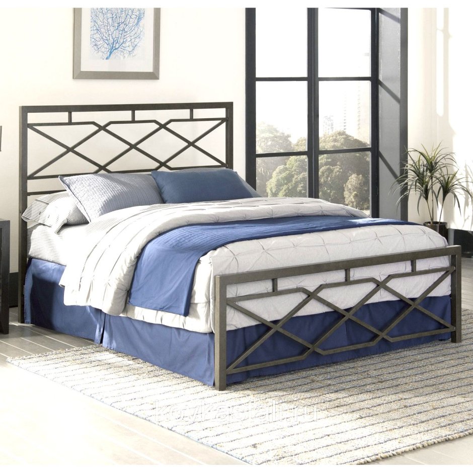 Металлическая кровать аристо 1.4