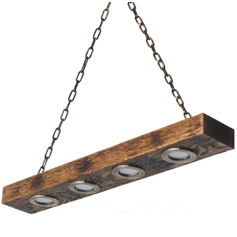 Деревянные светильники в стиле лофт