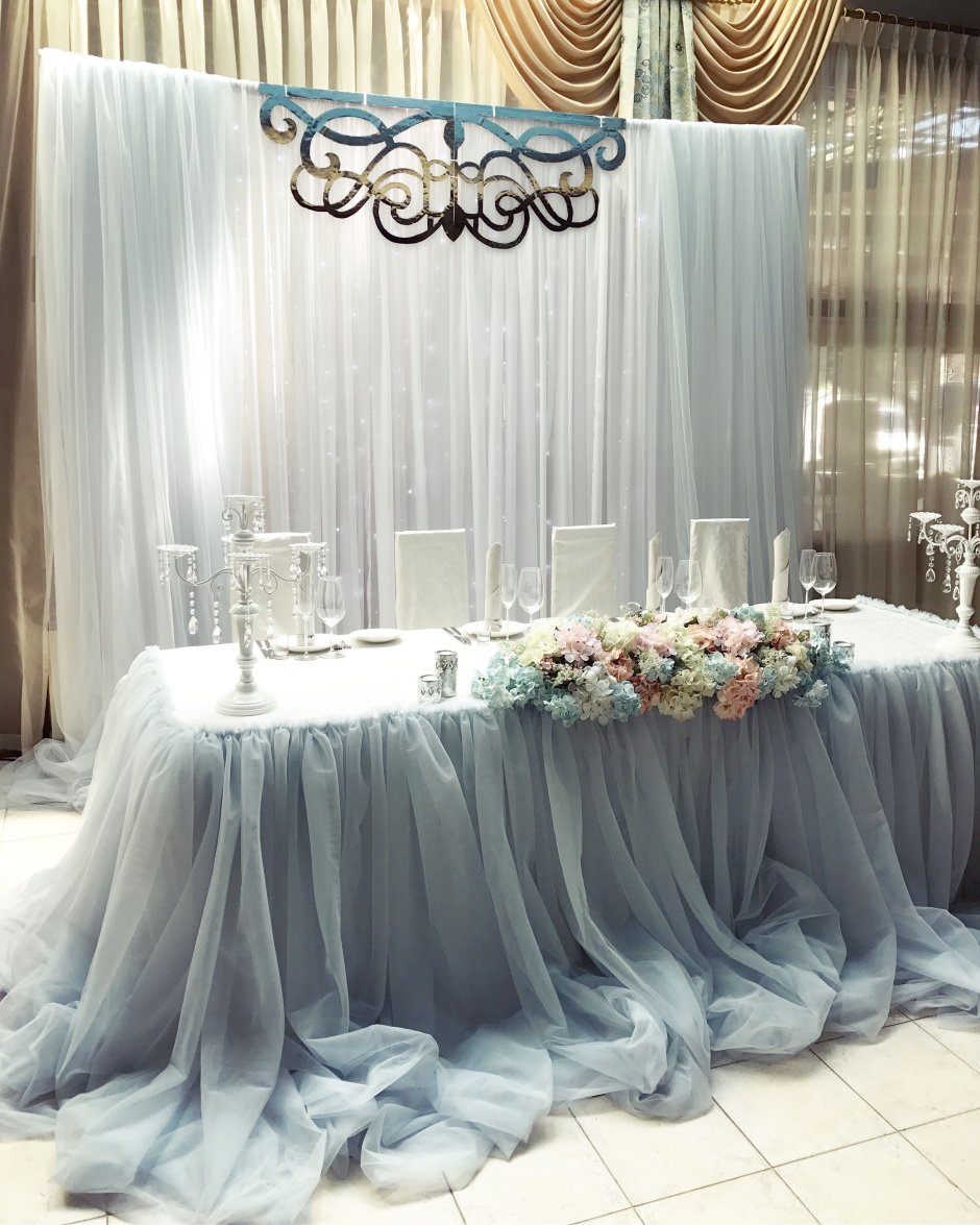 Украшение зоны молодоженов на свадьбу