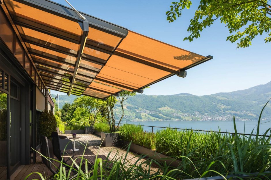 Складная крыша для балкона