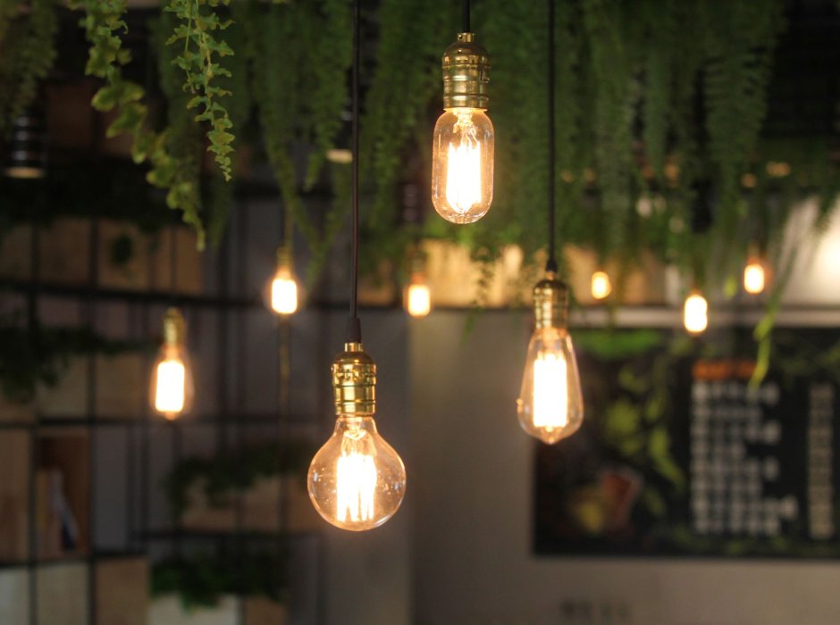 Лофт лампы гирлянда Эдисона
