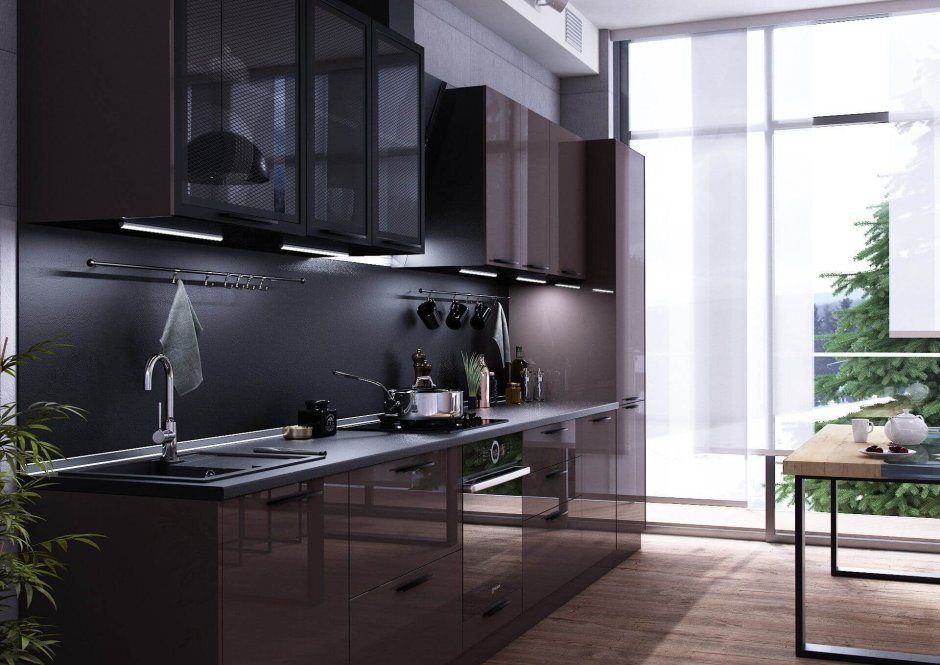 Кухня Герда антрацит любимый дом