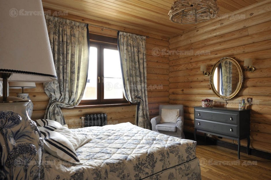 Шторы в стиле Шале