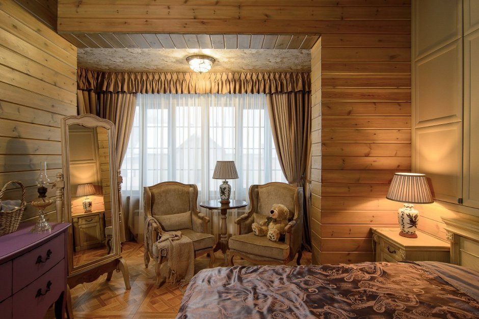 Потолочный плинтус рустикальный стиль