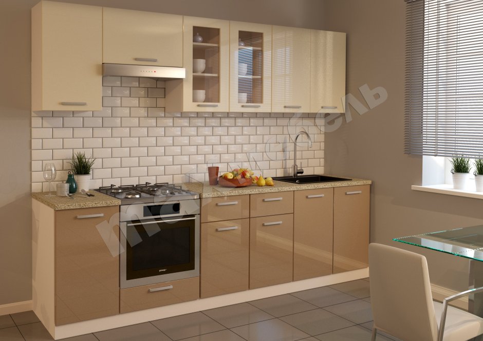 Кухня Трапеза Престиж угловая 1200х1785