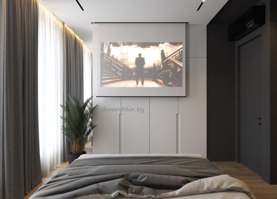 Телевизор в спальне