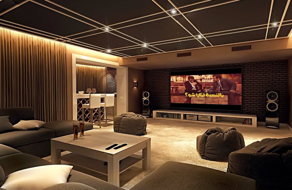 Проектор в интерьере