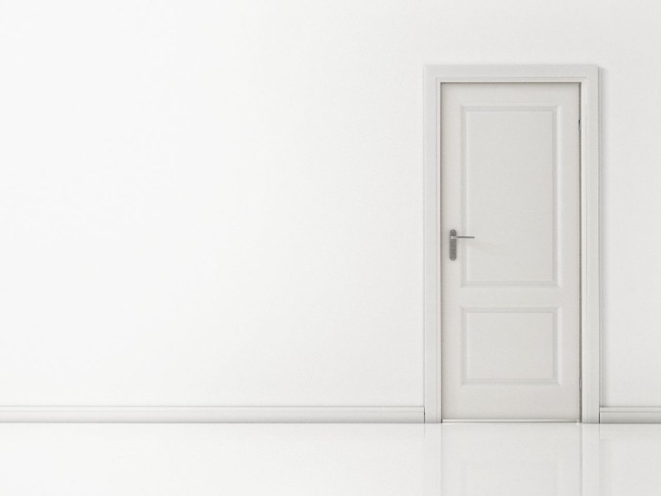 Белые стены белые двери