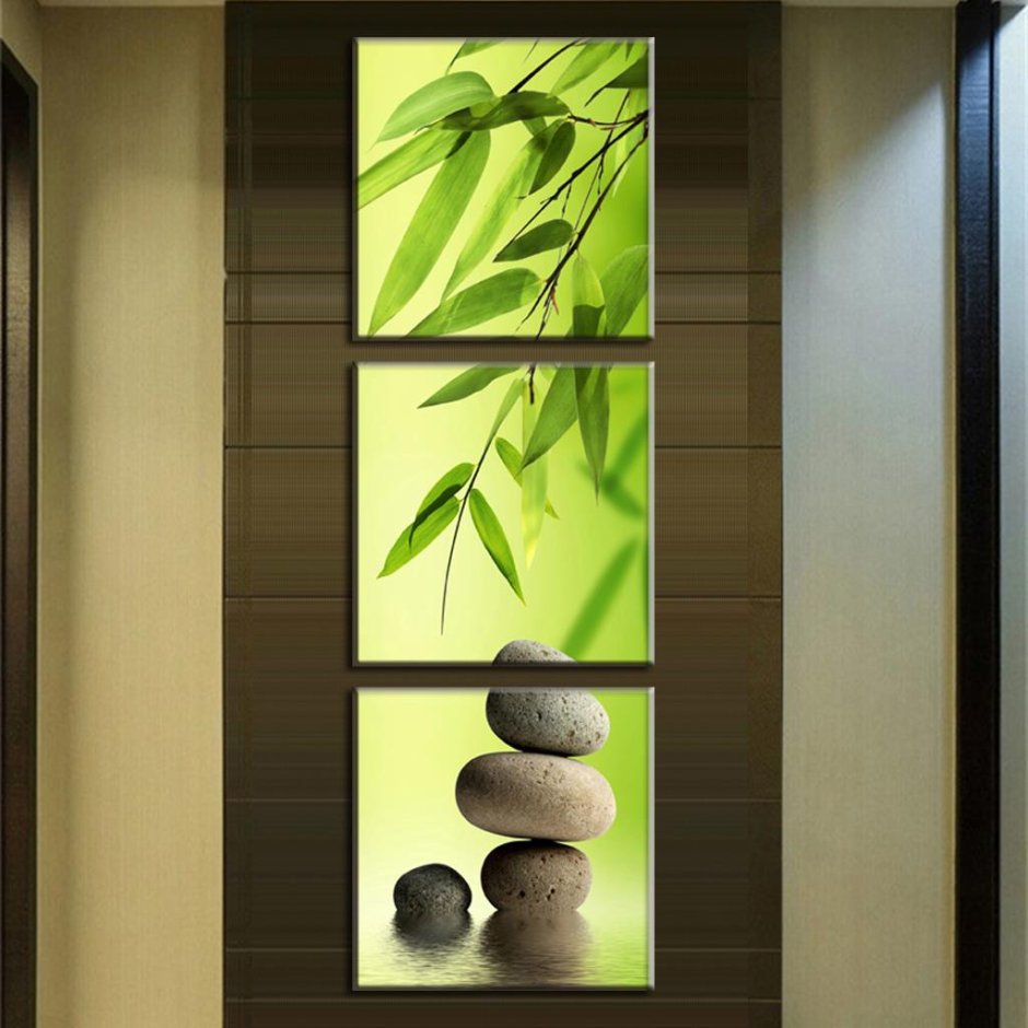 Бамбуковое панно на стену