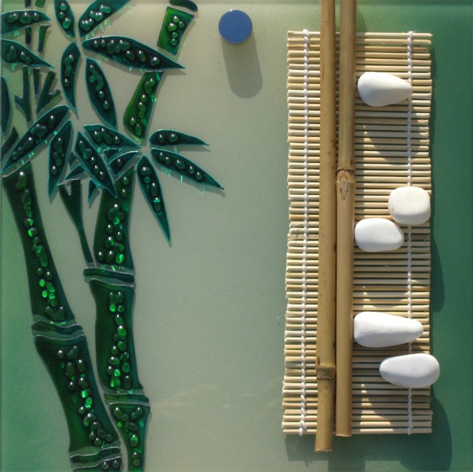 Панно из бамбука своими руками