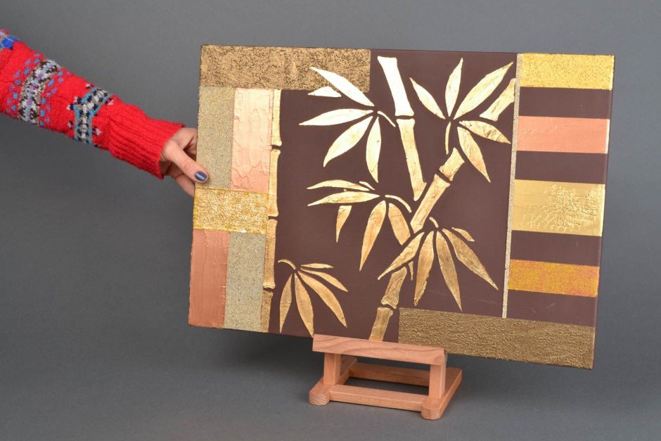 Бамбуковое панно