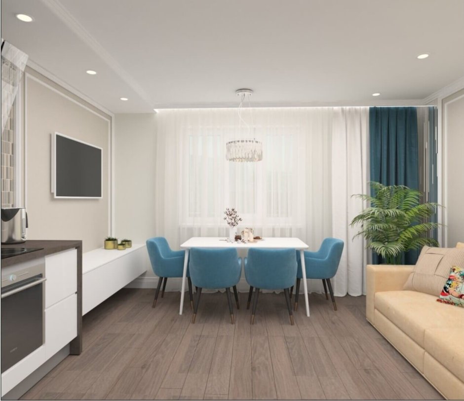 Пик интерьер евродвушки