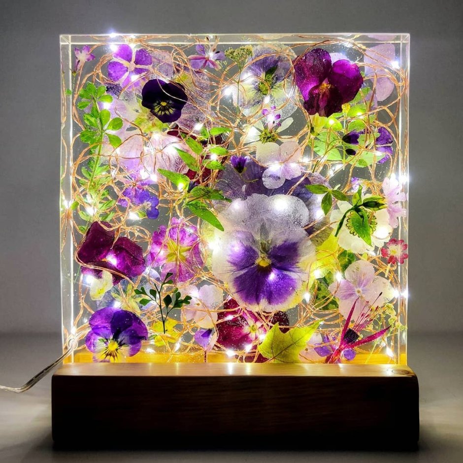 Цветы из эпоксидной смолы