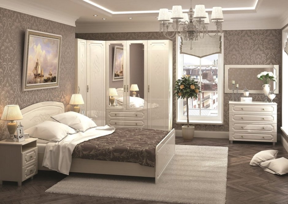 Спальный гарнитур Виктория Стендмебель