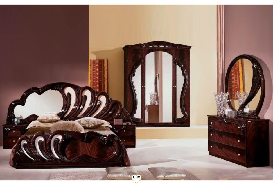 Спальный гарнитур Бьянка 4д