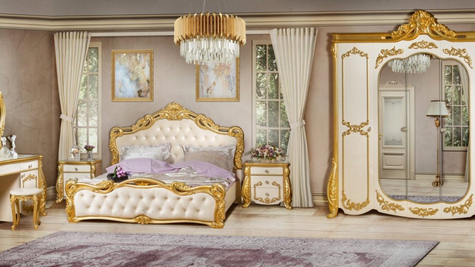 Амелия спальный гарнитур СКФМ