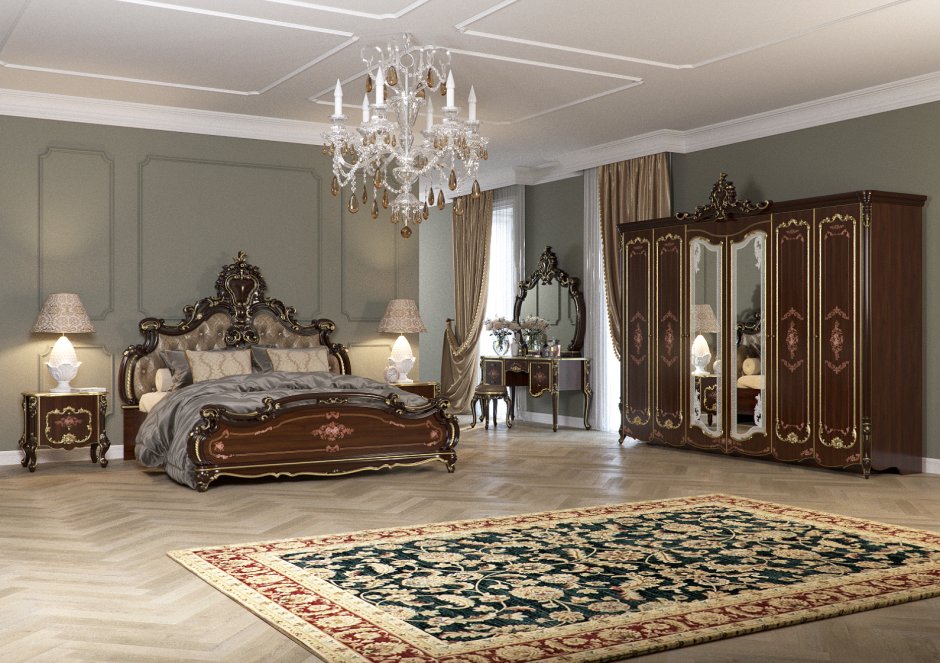 Спальный гарнитур Шейх 6ти дверный