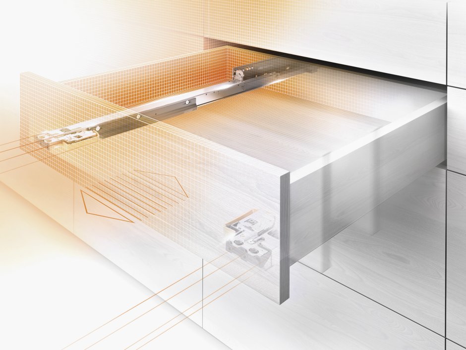 Направляющие MOVENTO Blum 500 mm