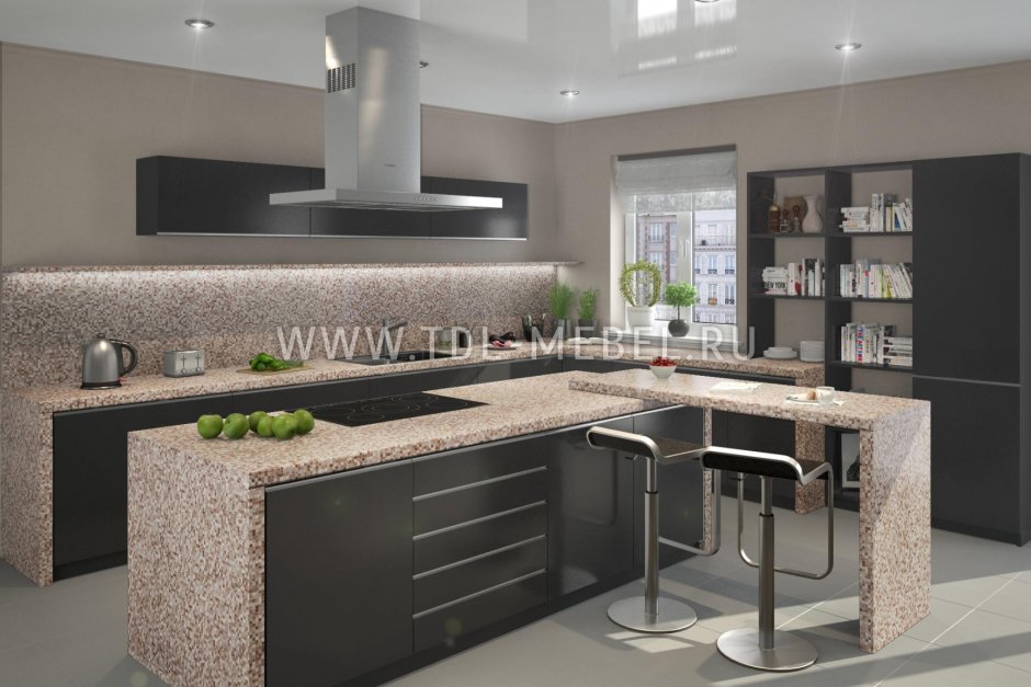 Столешница кедр мрамор Бергамо 7031/q