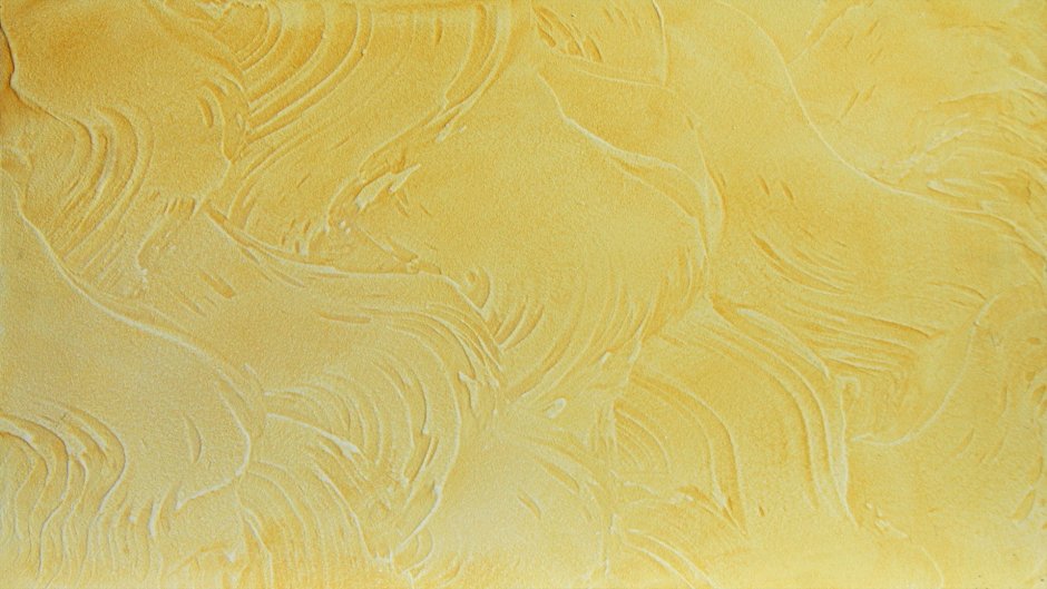 Декоративная штукатурка желтая
