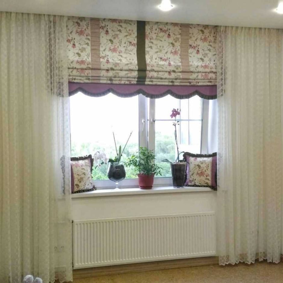 Римские шторы на балкон