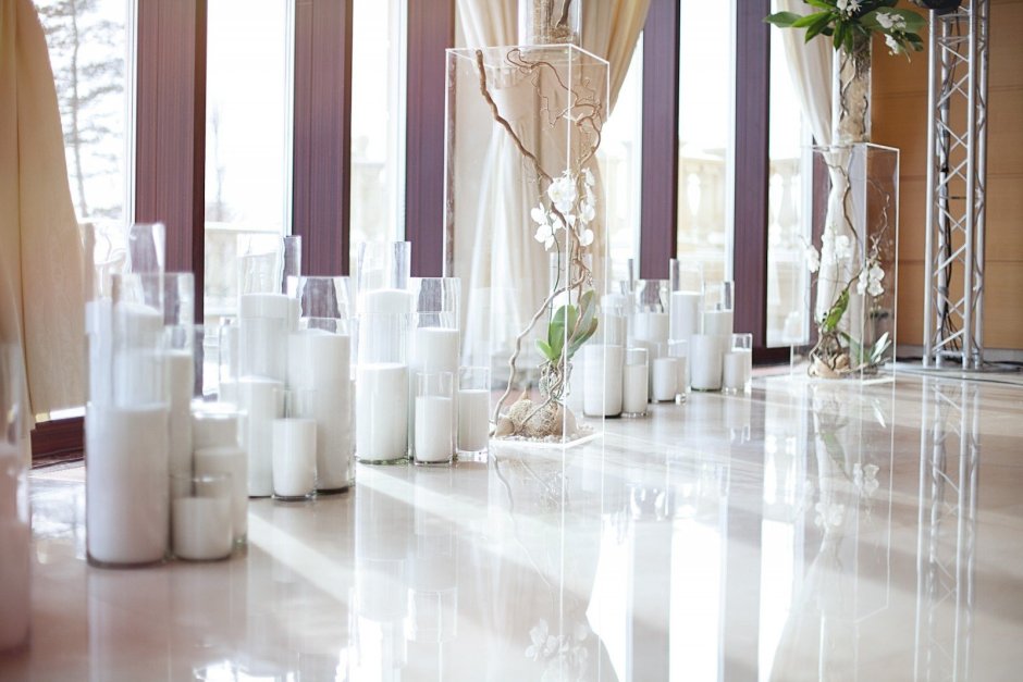 Насыпные интерьерные свечи