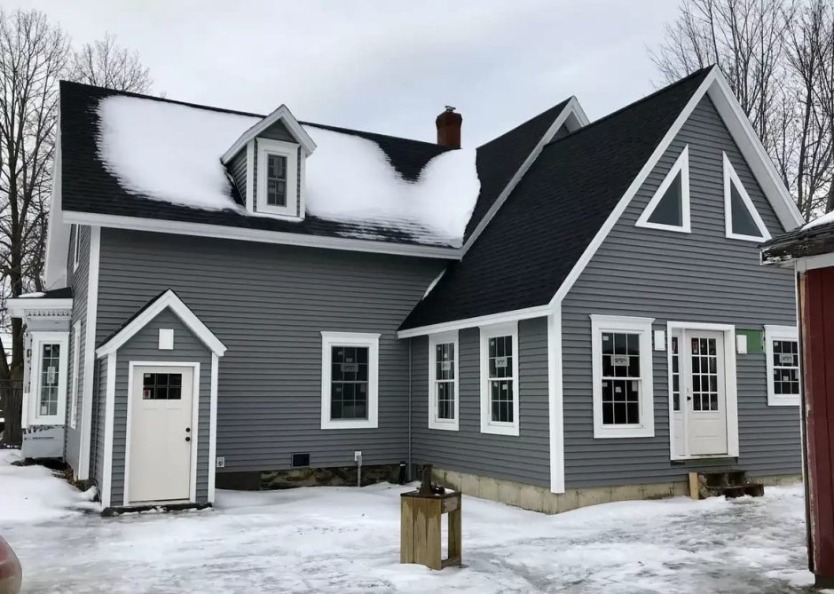 Фасад дома в скандинавском стиле