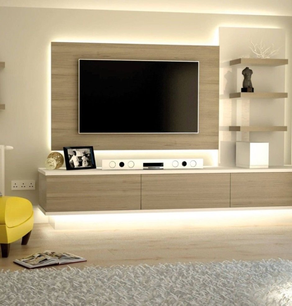 Место под телевизор в гостиной