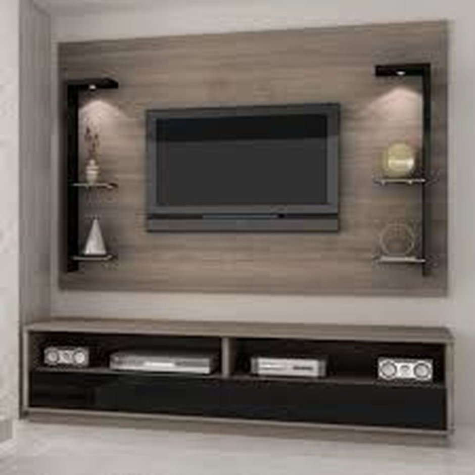 Полка вокруг телевизора