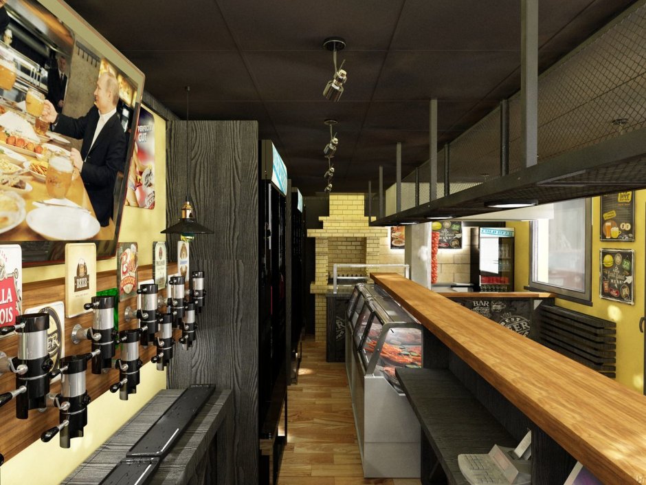 Интерьер шавермы