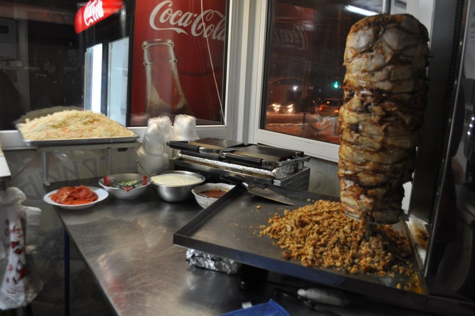Оборудование для открытия шаурмы