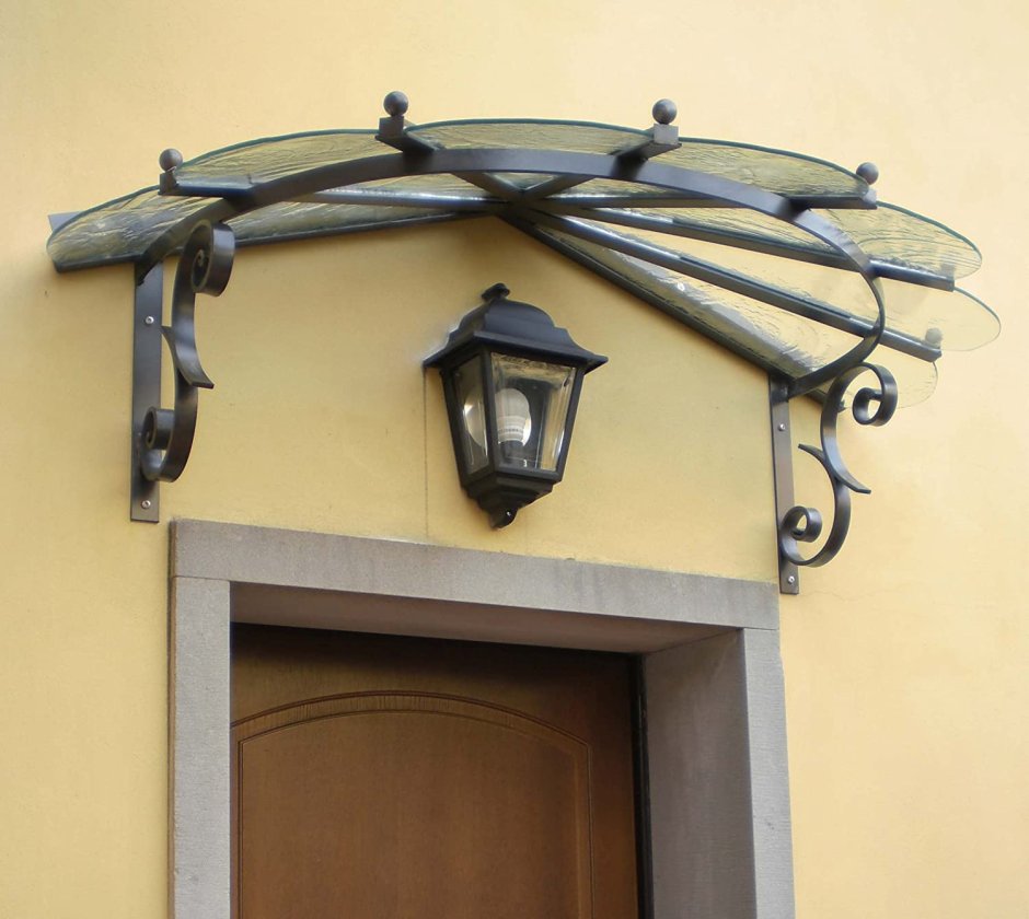 Крепление козырька