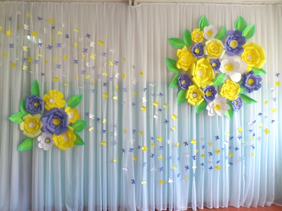 Украшение зала на праздник осени