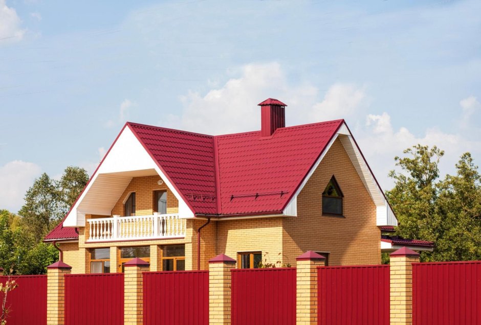 Металлочерепица Классик 0,5 Satin RAL 3005 красное вино Grand line