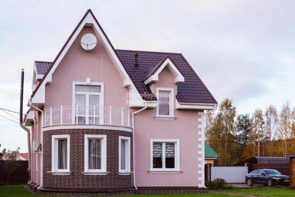 Красивые сочетания цветов фасада домов