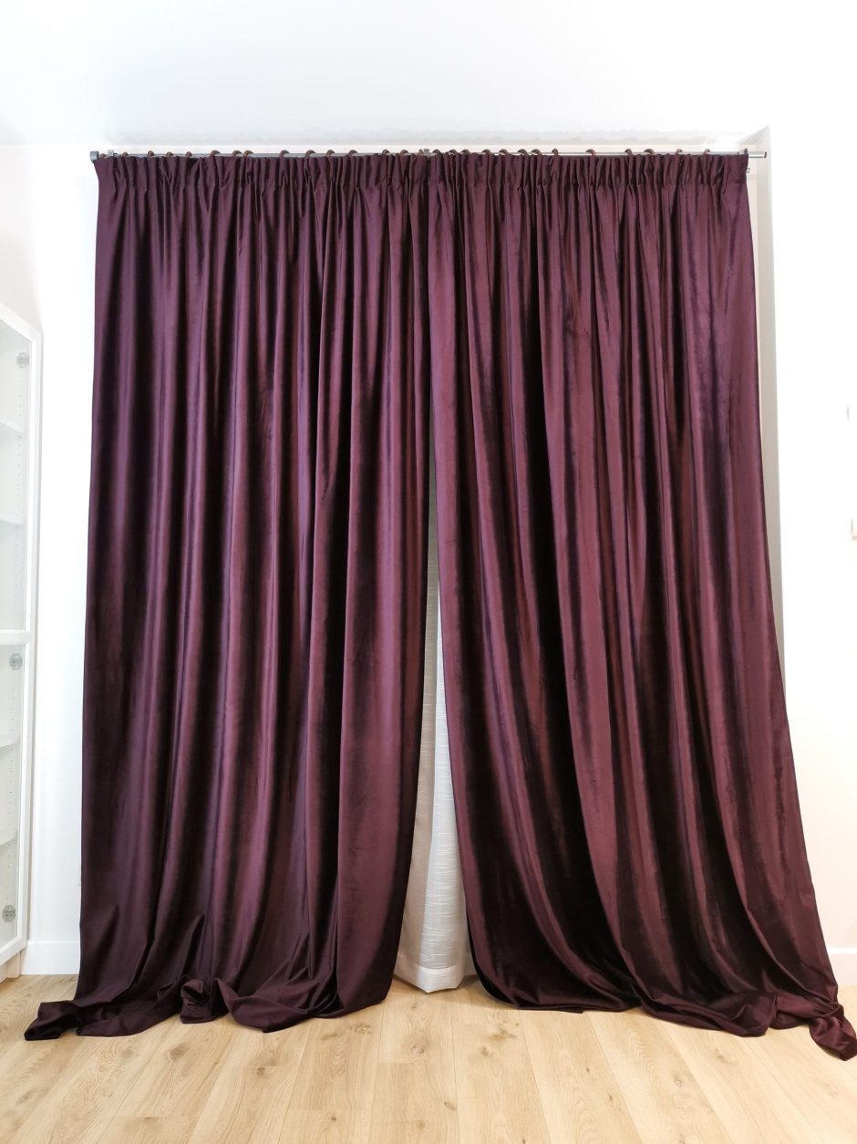 Вельветовые шторы