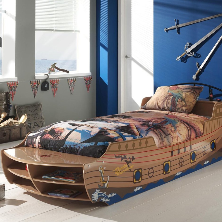 Кровать корабль Корсар