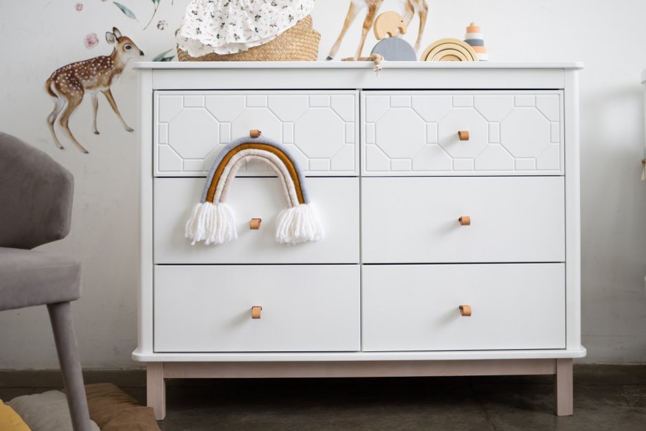 Комод с 6 ящиками Ellipse Classic с фрезеровкой