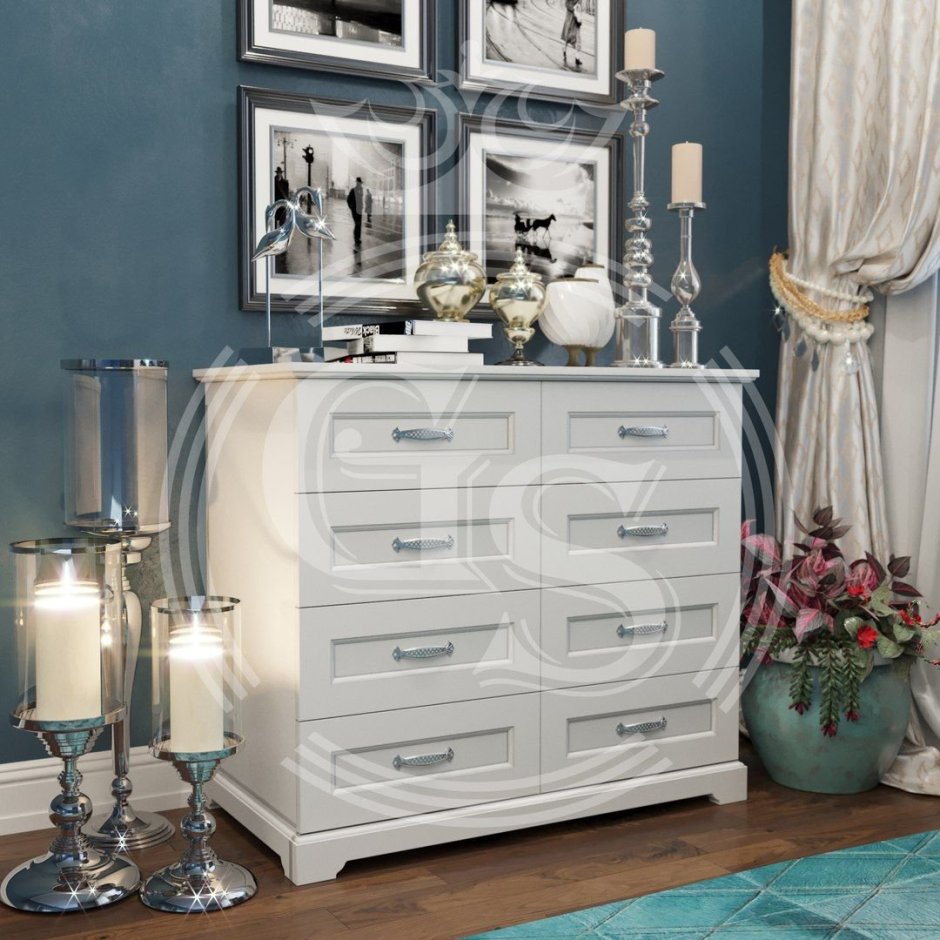 Комод Неоклассика белый