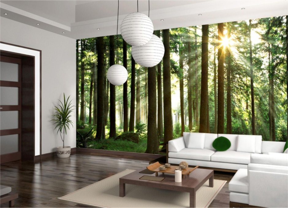 Лесной стиль в интерьере