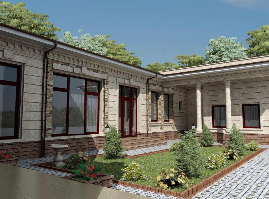 Фасад Узбекистан уйлар