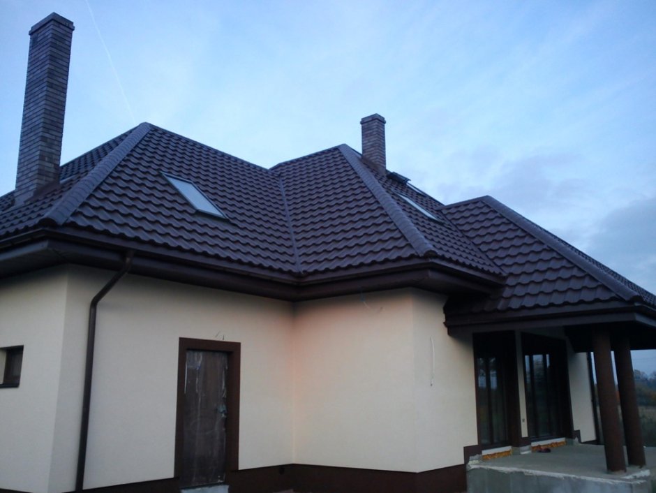 9005 RAL металлочерепица крыша