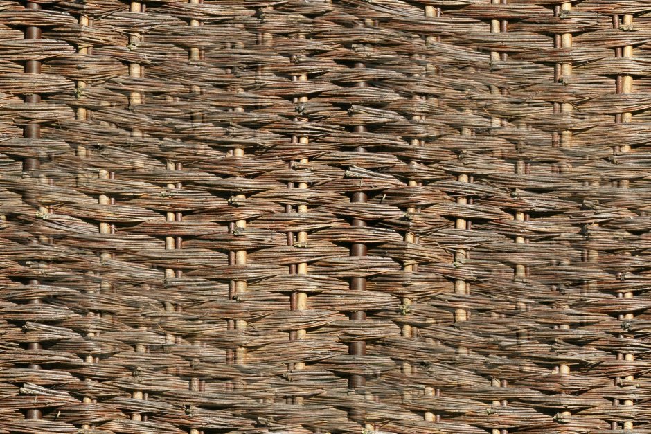 Текстура плетеной корзины